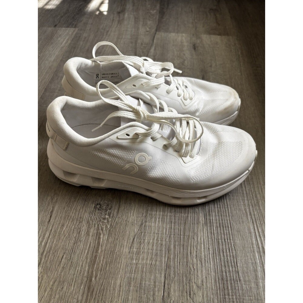 On Running Cloudzone White Women Road Running Jogging Shoes size 6.5